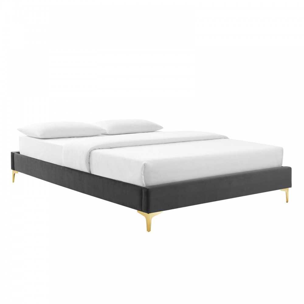 Sutton King Performance Velvet Bed Frame