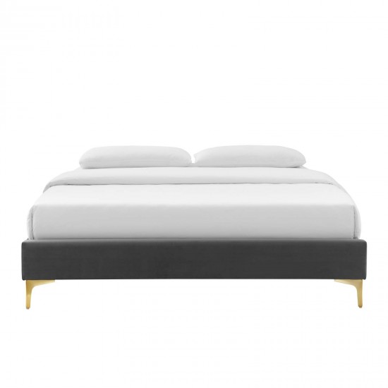 Sutton King Performance Velvet Bed Frame