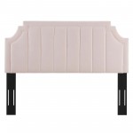 Alyona Channel Tufted Performance Velvet Full/Queen Headboard