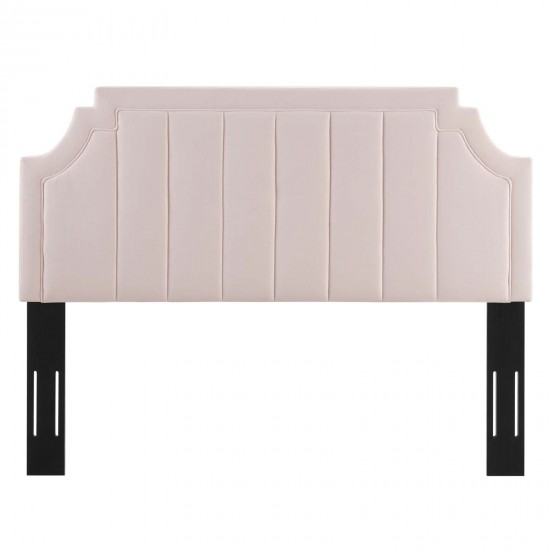 Alyona Channel Tufted Performance Velvet Full/Queen Headboard