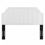 Alyona Channel Tufted Performance Velvet Full/Queen Headboard