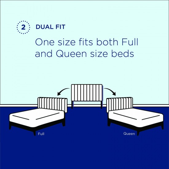Alyona Channel Tufted Performance Velvet Full/Queen Headboard