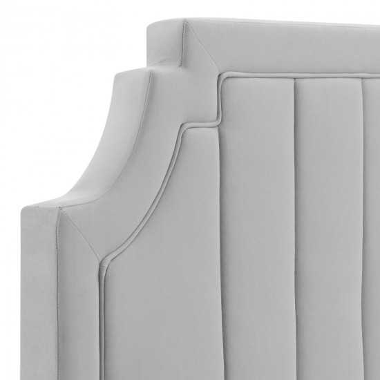 Alyona Channel Tufted Performance Velvet King/California King Headboard