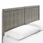 Alana Queen Wood Platform Bed With Angular Frame