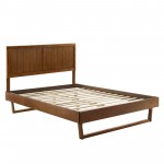 Alana Queen Wood Platform Bed With Angular Frame