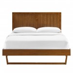 Alana Queen Wood Platform Bed With Angular Frame