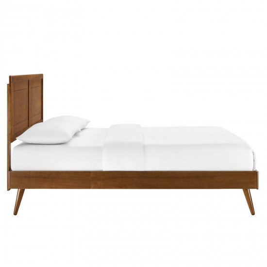 Marlee Queen Wood Platform Bed With Splayed Legs