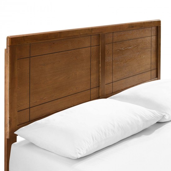 Marlee Queen Wood Platform Bed With Splayed Legs