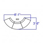 Black LeatherSoft Reception Configuration, 3 Pieces