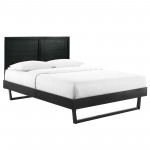 Marlee Full Wood Platform Bed With Angular Frame