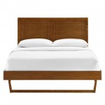 Marlee Full Wood Platform Bed With Angular Frame