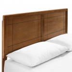 Marlee King Wood Platform Bed With Angular Frame