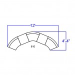 Melrose White LeatherSoft Reception Configuration, 5 Pieces