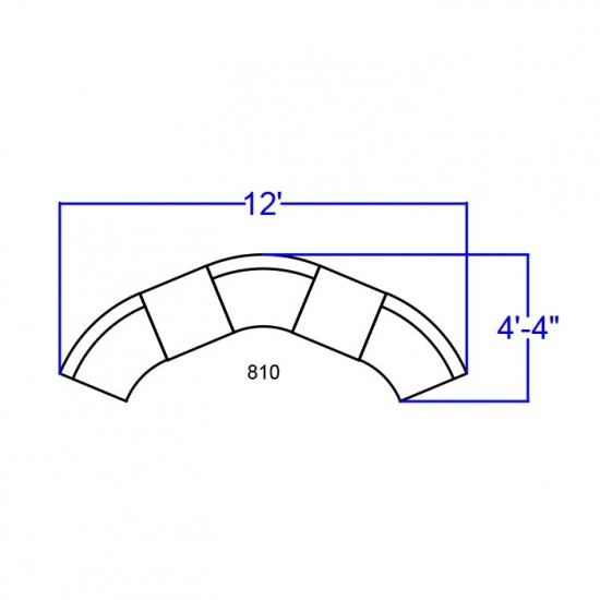 Melrose White LeatherSoft Reception Configuration, 5 Pieces