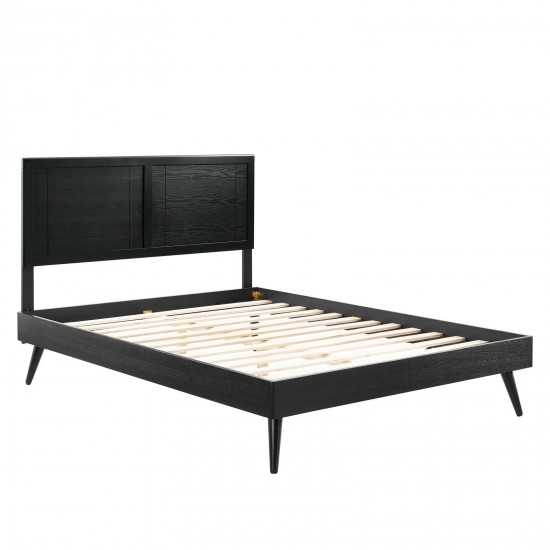 Marlee Twin Wood Platform Bed With Splayed Legs