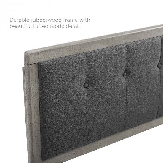 Willow Twin Wood Platform Bed With Angular Frame