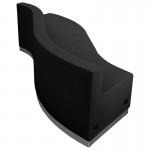 Black LeatherSoft Reception Configuration, 3 Pieces