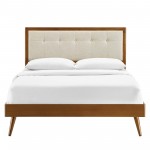 Willow Twin Wood Platform Bed With Splayed Legs