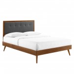 Willow Twin Wood Platform Bed With Splayed Legs