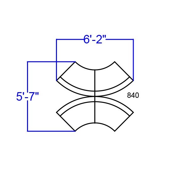 Melrose White LeatherSoft Reception Configuration, 4 Pieces