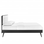 Bridgette Twin Wood Platform Bed With Splayed Legs