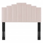 Elise Twin Performance Velvet Platform Bed