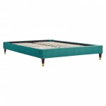 Elise Full Performance Velvet Platform Bed