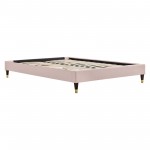 Elise King Performance Velvet Platform Bed