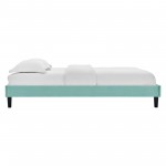 Elise Twin Performance Velvet Platform Bed