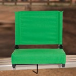 500 LB. Weight Capacity Lightweight Aluminum Frame and Ultra-Padded Seat in Bright Green