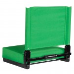 500 LB. Weight Capacity Lightweight Aluminum Frame and Ultra-Padded Seat in Bright Green