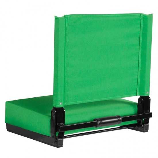 500 LB. Weight Capacity Lightweight Aluminum Frame and Ultra-Padded Seat in Bright Green