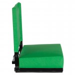 500 LB. Weight Capacity Lightweight Aluminum Frame and Ultra-Padded Seat in Bright Green