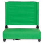 500 LB. Weight Capacity Lightweight Aluminum Frame and Ultra-Padded Seat in Bright Green