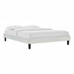 Elise Full Performance Velvet Platform Bed