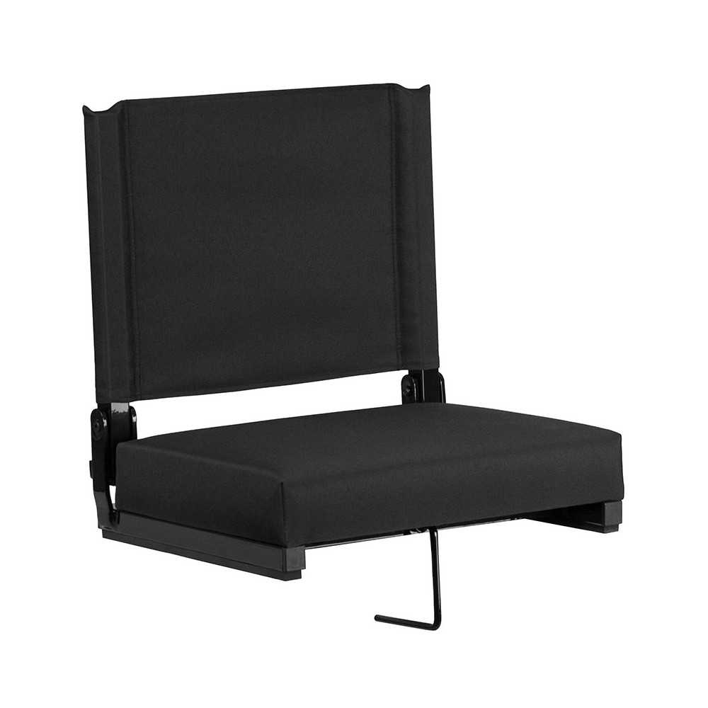 500 LB. Weight Capacity Lightweight Aluminum Frame and Ultra-Padded Seat in Black