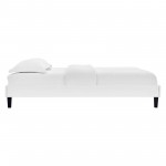 Elise Full Performance Velvet Platform Bed