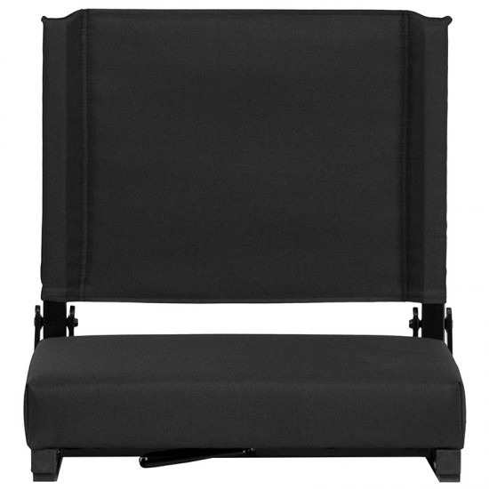 500 LB. Weight Capacity Lightweight Aluminum Frame and Ultra-Padded Seat in Black