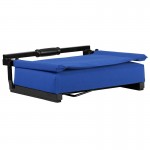 500 LB. Weight Capacity Lightweight Aluminum Frame and Ultra-Padded Seat in Blue