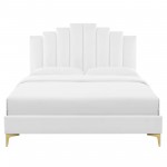 Elise Twin Performance Velvet Platform Bed