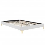 Elise Twin Performance Velvet Platform Bed