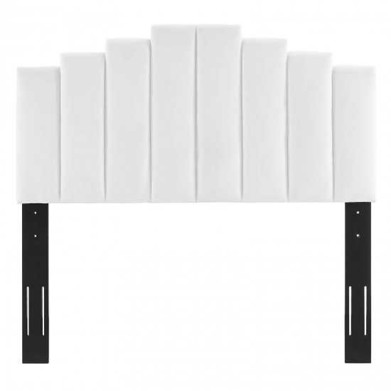 Elise Twin Performance Velvet Platform Bed