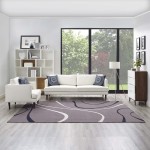 Therese Abstract Swirl 8x10 Area Rug