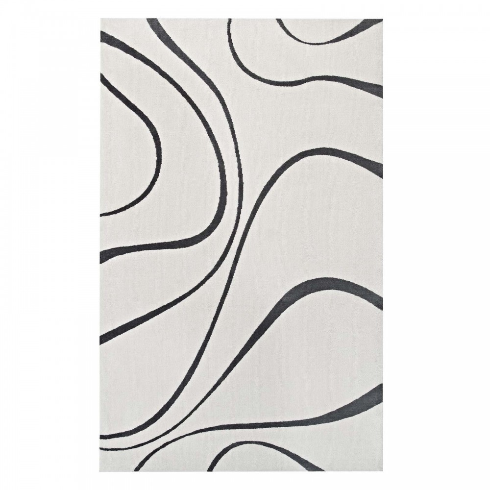 Therese Abstract Swirl 8x10 Area Rug Therese Abstract Swirl 8x10 Area Rug