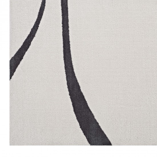 Therese Abstract Swirl 8x10 Area Rug