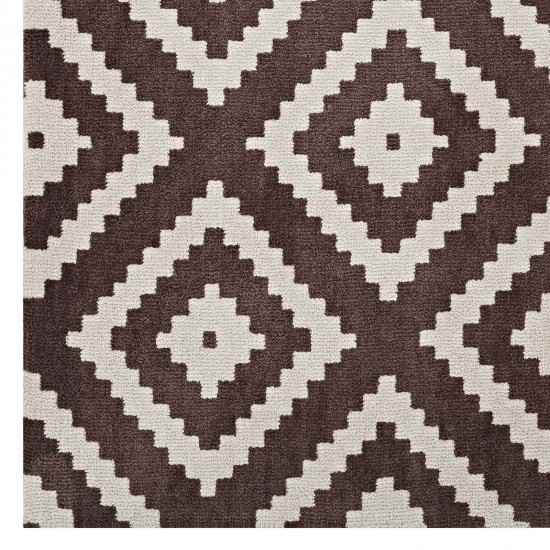 Alika Abstract Diamond Trellis 5x8 Area Rug