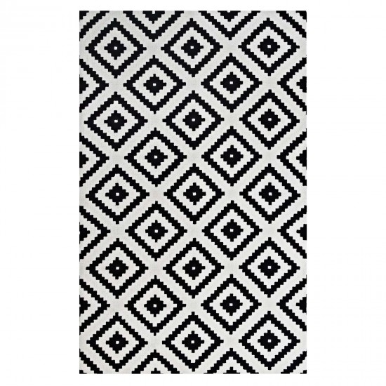 Alika Abstract Diamond Trellis 8x10 Area Rug