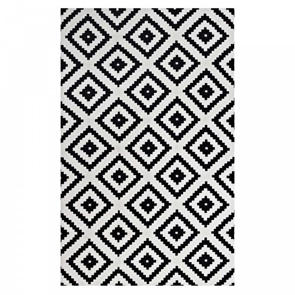 Alika Abstract Diamond Trellis 8x10 Area Rug