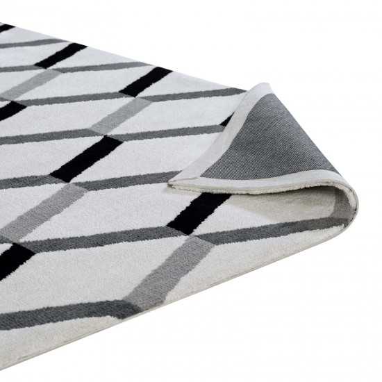 Sigrun Geometric Chevron 5x8 Area Rug