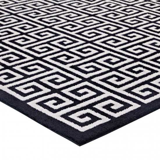 Freydis Greek Key 5x8 Area Rug